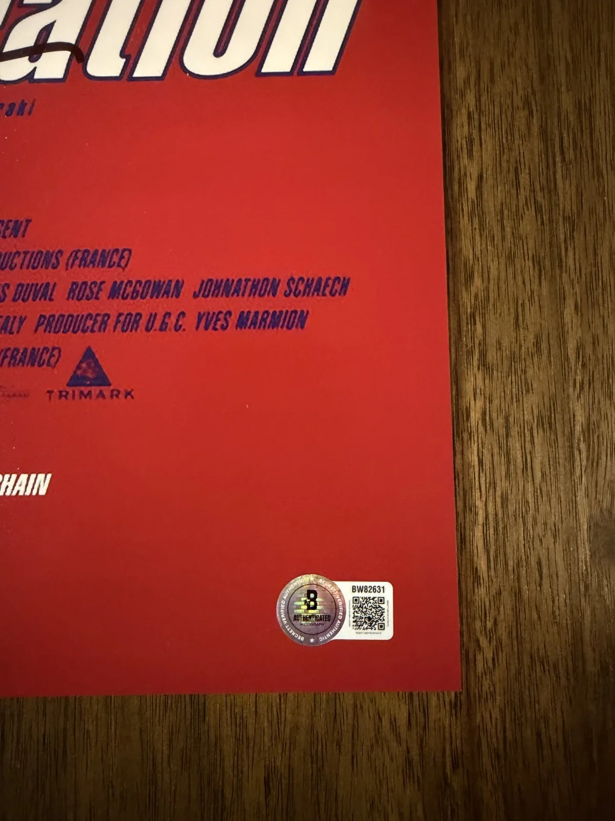Gregg Araki ‘The Doom Generation’ Director Signed 12x18 Photo Beckett, image 2