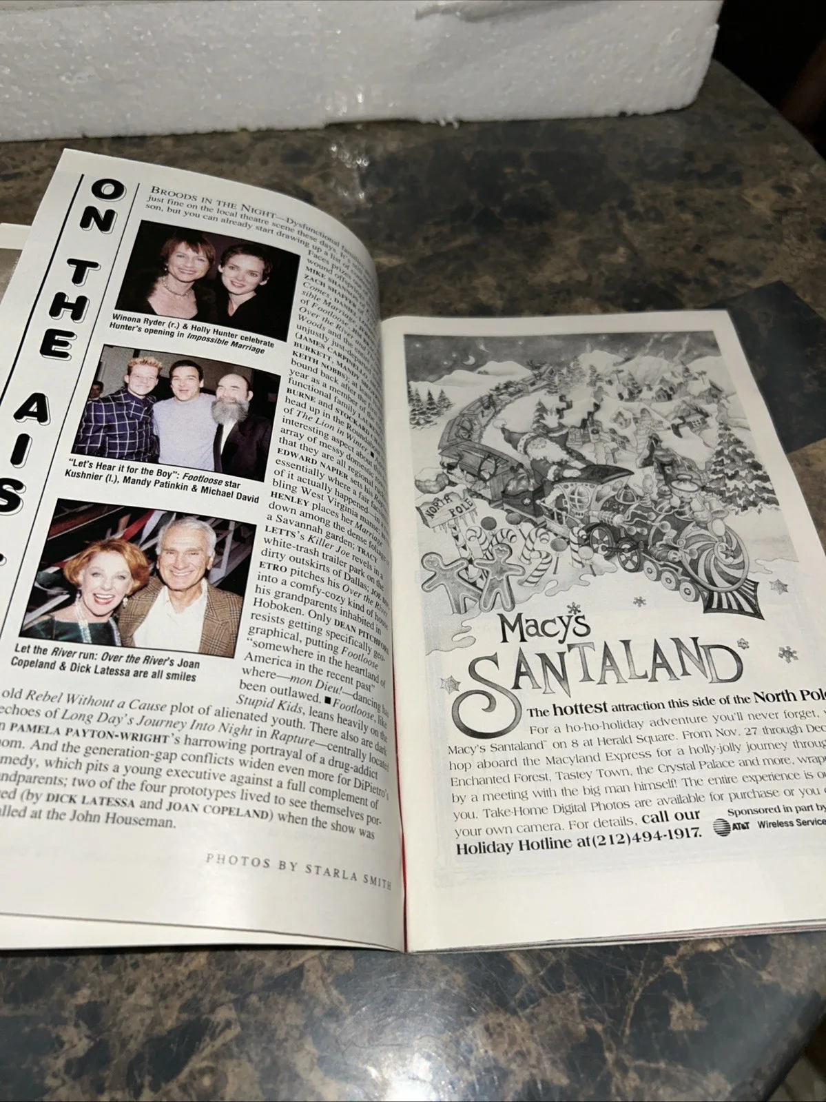 THE BEAUTY QUEEN OF LEENANE Playbill ANNA MANAHAN NYC 1998 3A, изображение 4