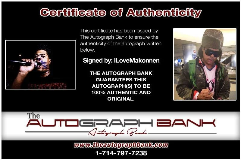 ILoveMakonnen — ILoveMakonnen authentic signed RAP 10x15 photo W/ Certificate Autographed 419k1, изображение 2