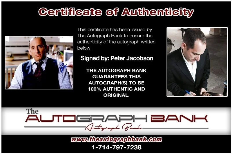 Peter Jacobson — Peter Jacobson authentic signed celebrity 8x10 photo W/Cert Autographed 2616f, image 2
