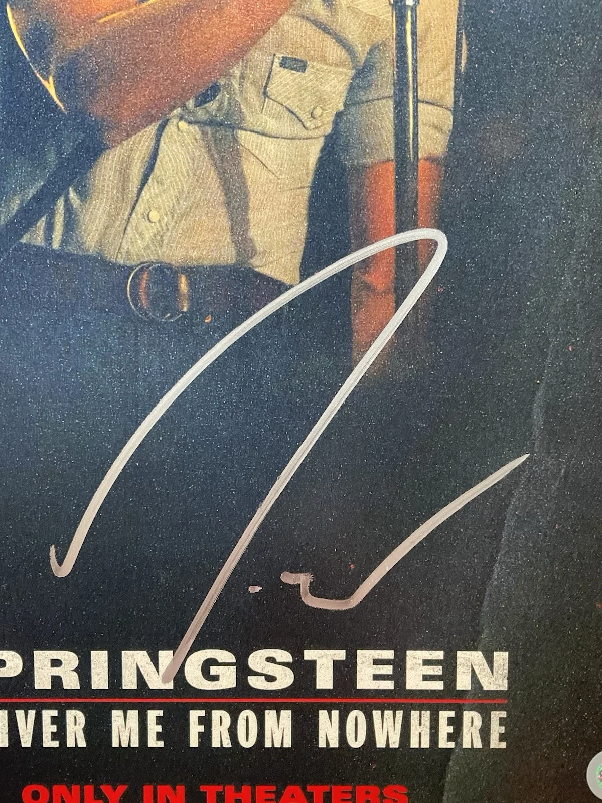 Jeremy Allen White — Jeremy Allen White signed 12x18 SWAU Deliver me from Nowhere signed Springsteen, image 2