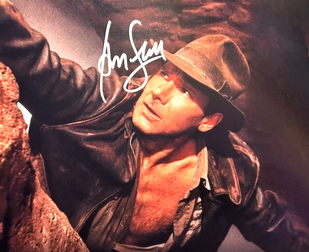 Harrison Ford — HARRISON FORD Signed 8x10" Indiana Jones Original Authentic Autograph w/COA, image 3