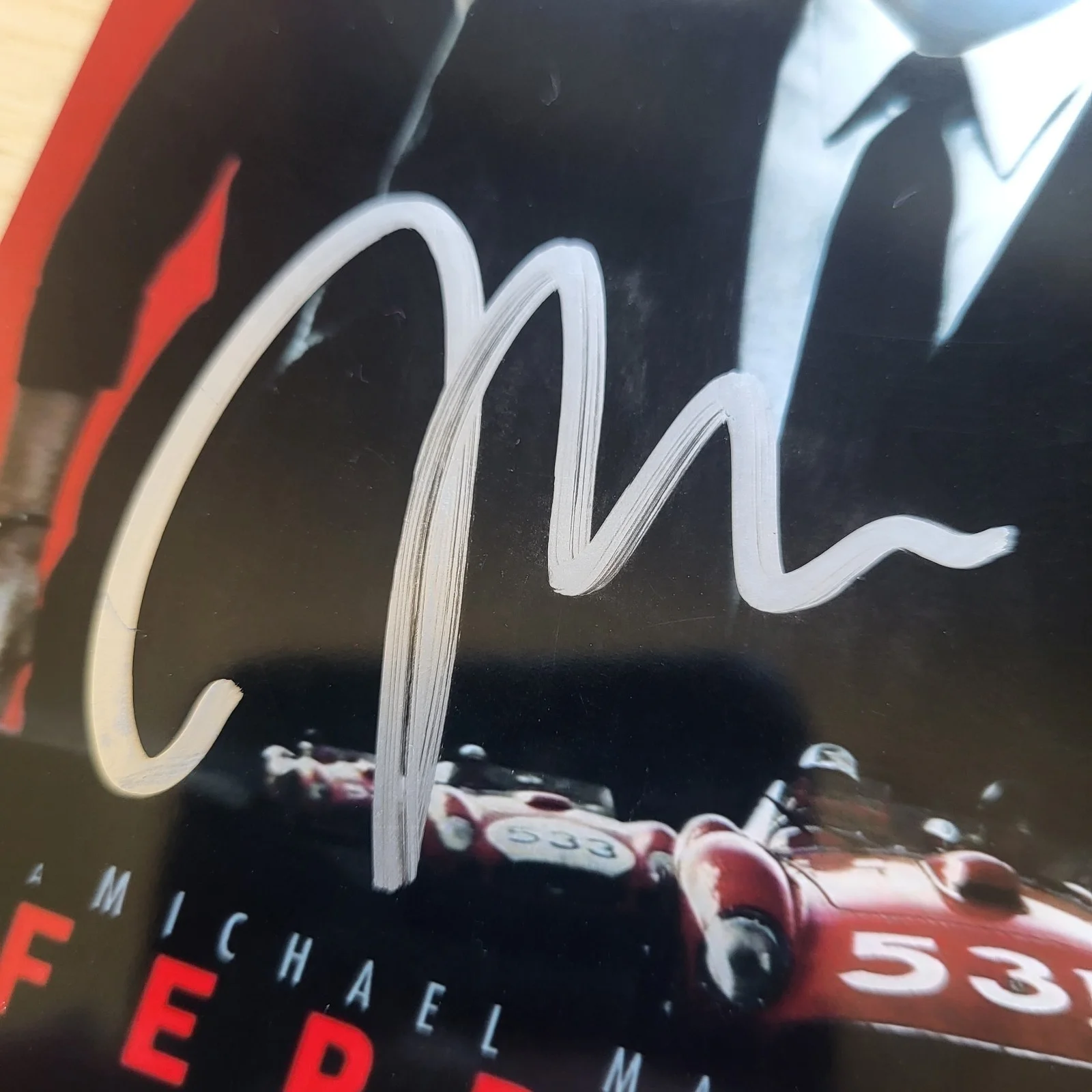 Michael Mann — Michael Mann Director Collateral Ferrari Hand Signed 4x6 Autograph Photo, image 2