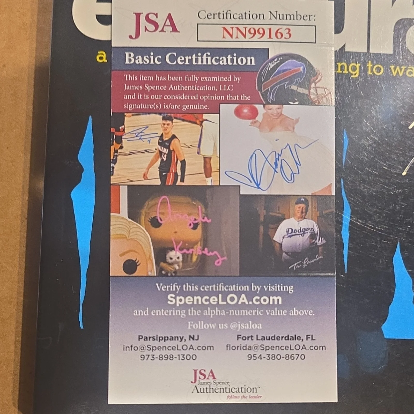 Cast — HBO Entourage Cast Signed Book Dillon Piven Grenier Connolly Autograph JSA, image 4