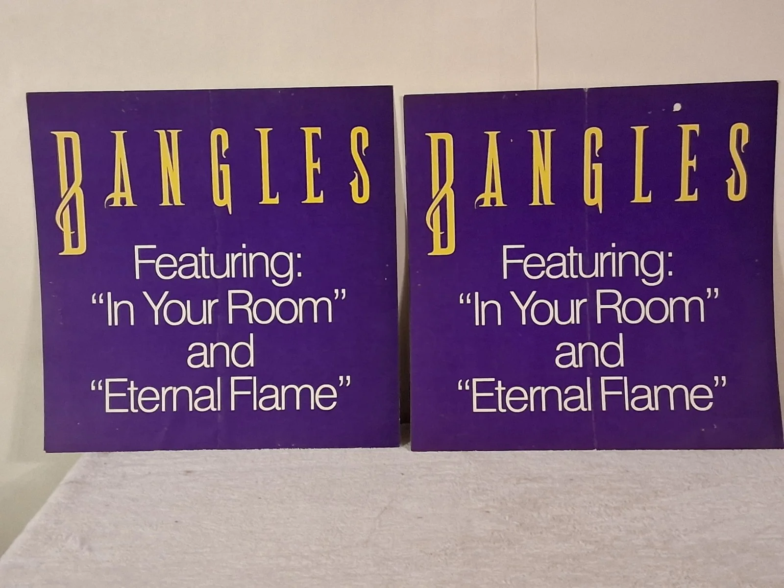 VTG 1988 Bangles Signed Everything Album Flat Store Display Signed by All 4, image 3