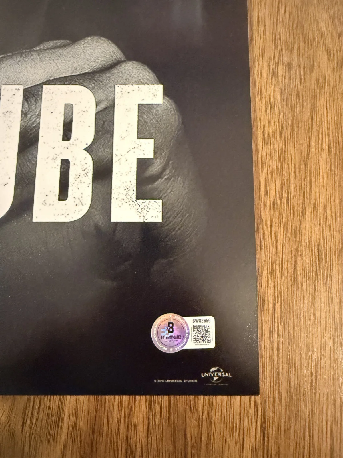 O'Shea Jackson Jr. ‘Straight Outta Compton' Signed 12x18 Photo Ice Cube Beckett, изображение 2