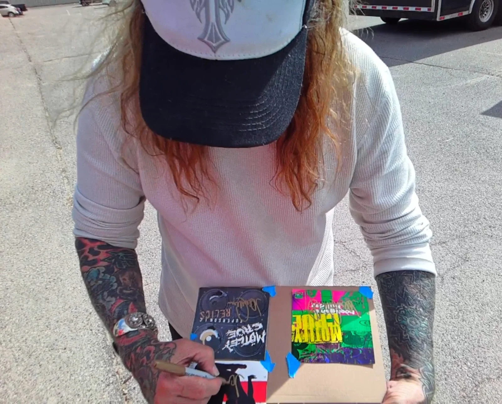 John Corabi MOTLEY CRUE Signed Autograph Photo! PROOF!, image 4