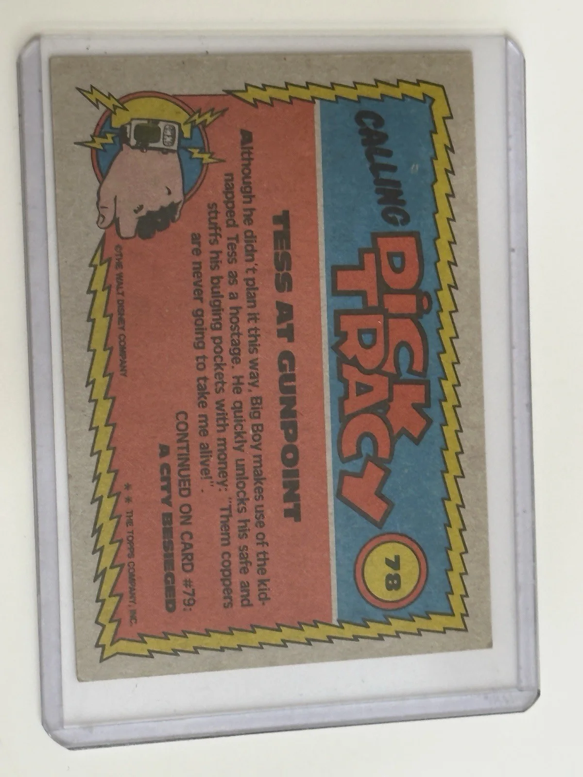 🔥 Dick Tracy William Forsythe Signed Card 🔥 Flattop, изображение 2