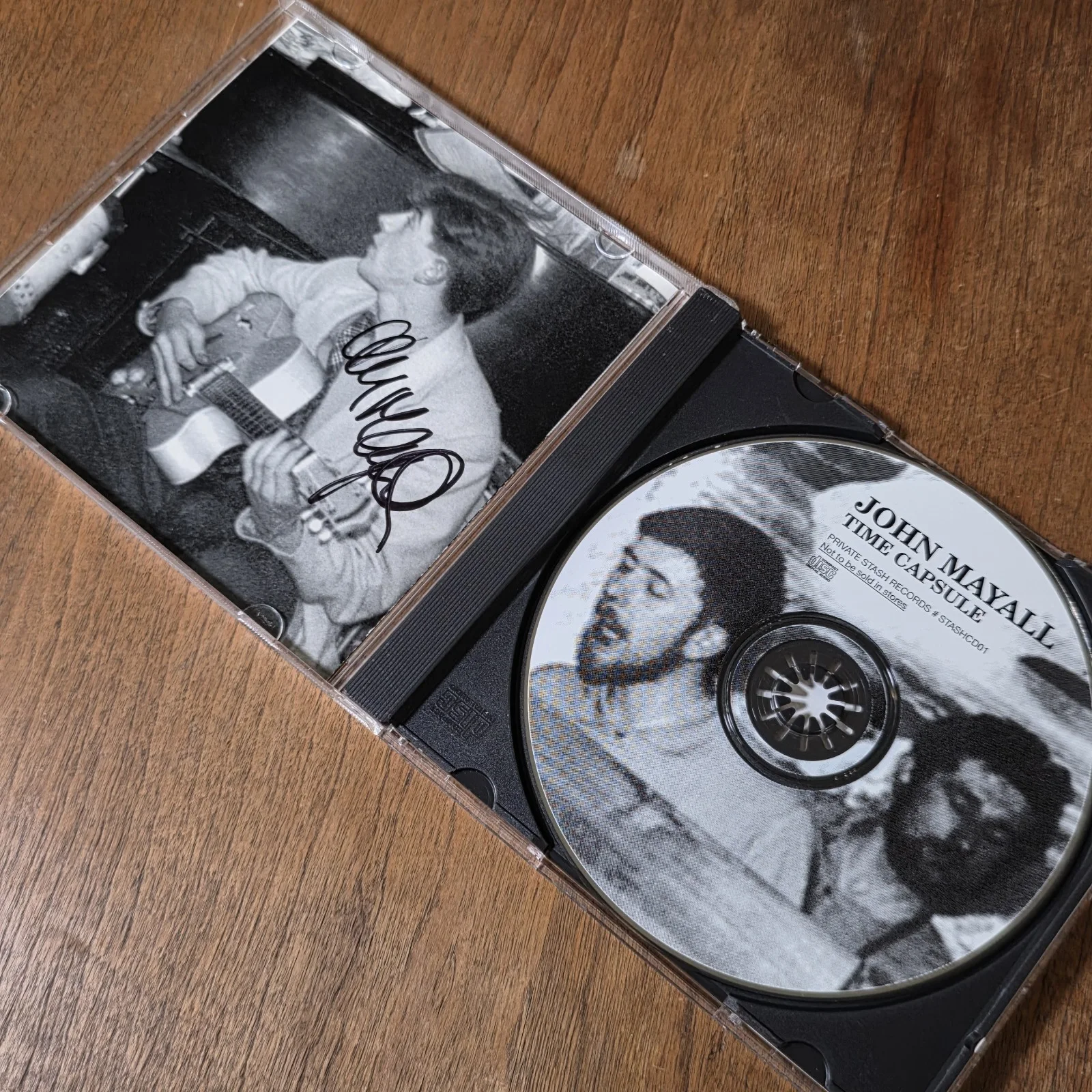 John Mayall - Time Capsule CD 2000 Private Stash Autographed Signed Rare HTF, image 3