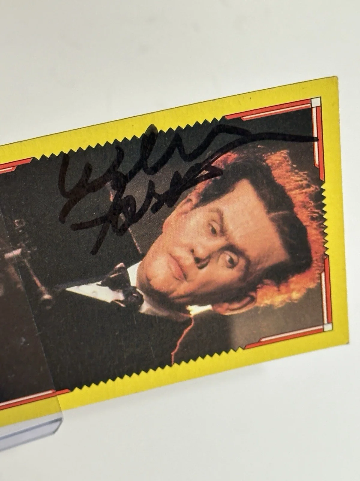🔥 Dick Tracy William Forsythe Signed Card 🔥 Flattop, image 3