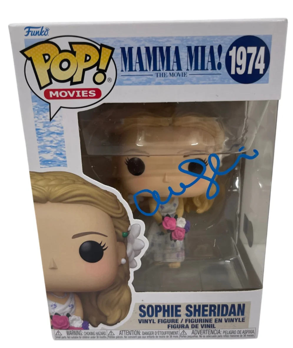 Amanda Seyfried — Amanda Seyfried Signed Sophie Sheridan Funko Mama Mia Autograph Beckett