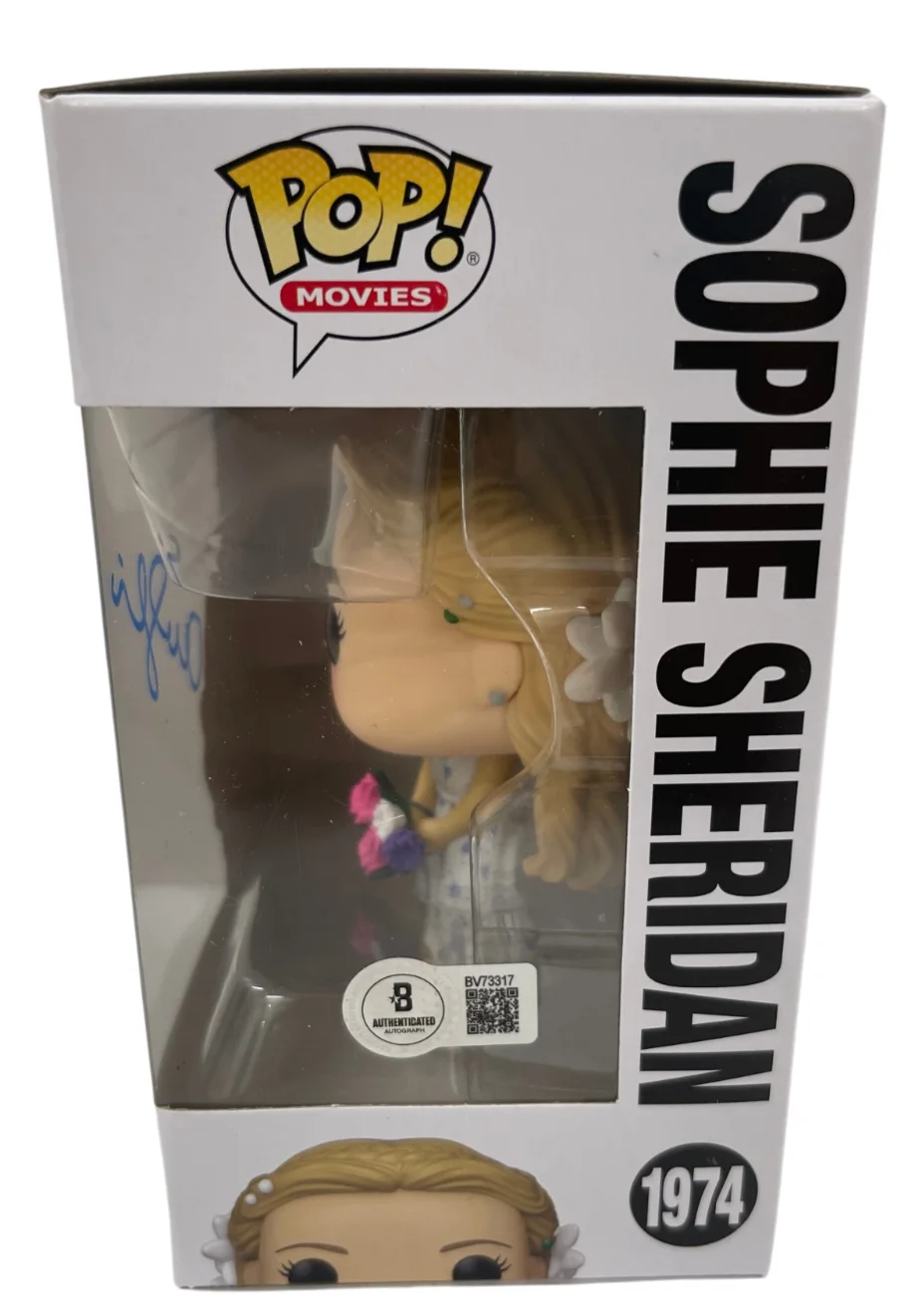Amanda Seyfried — Amanda Seyfried Signed Sophie Sheridan Funko Mama Mia Autograph Beckett, изображение 2