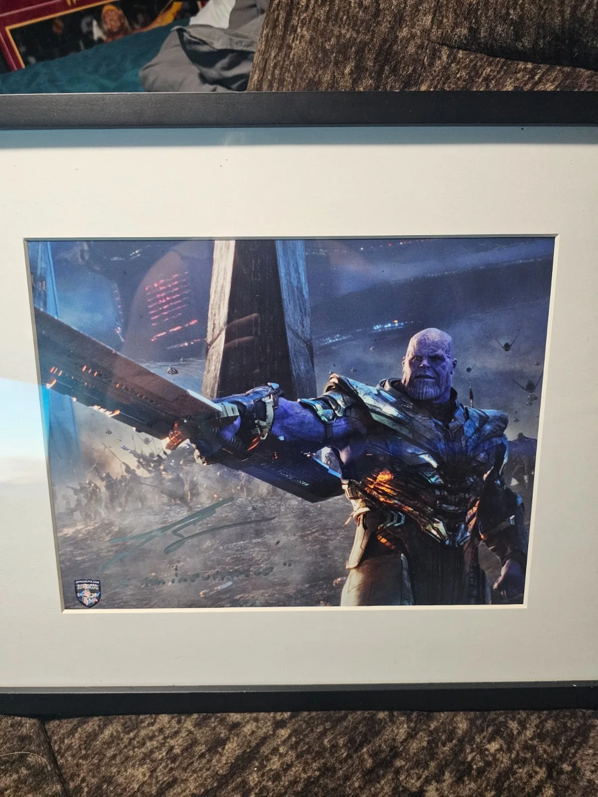 Josh Brolin signed Thanos 11x 14 Photo Marvel Avengers autograph offical Pix COA, изображение 4