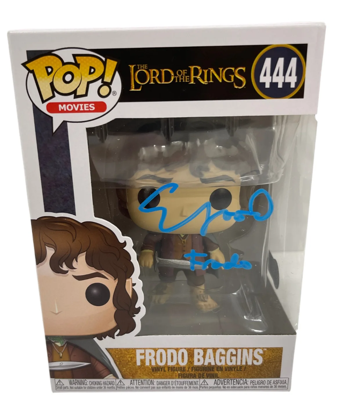 Elijah Wood — Elijah Wood Signed Funko Frodo Baggins Lord of the Rings Autograph Beckett