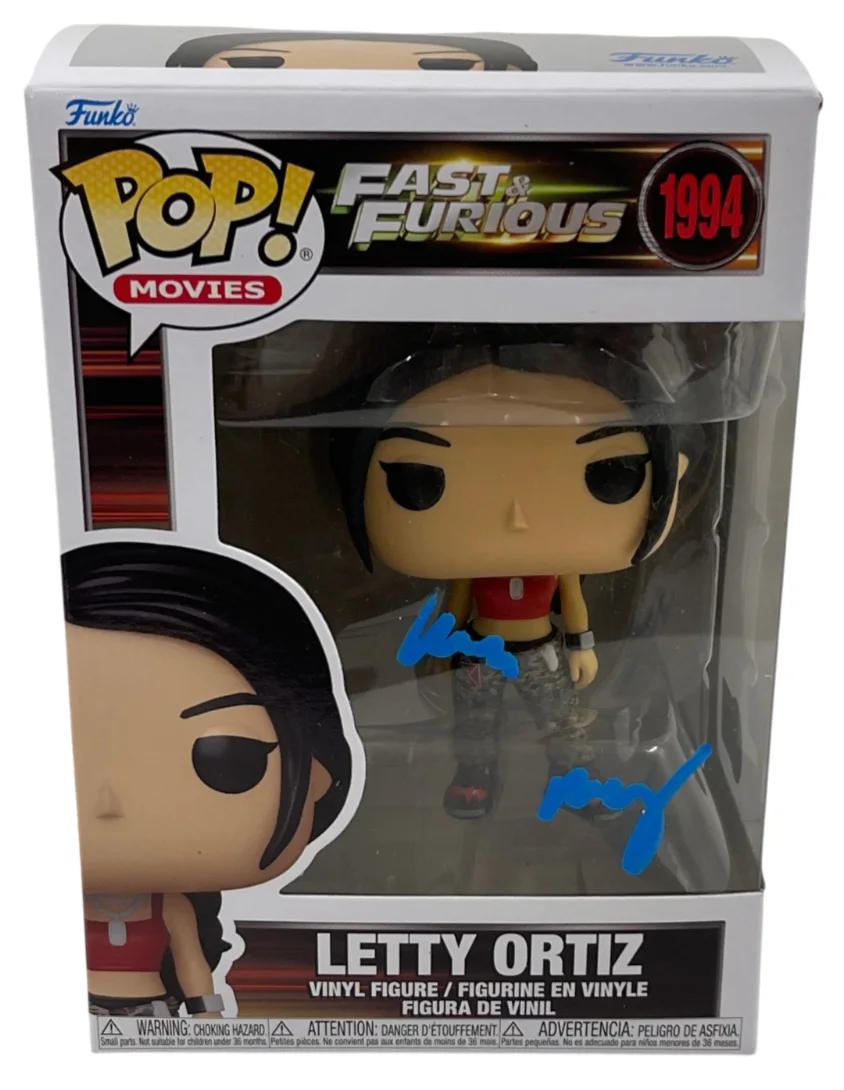 Michelle Rodriguez — Michelle Rodriguez Signed Letty Ortiz Funko Fast & Furious Autograph Beckett