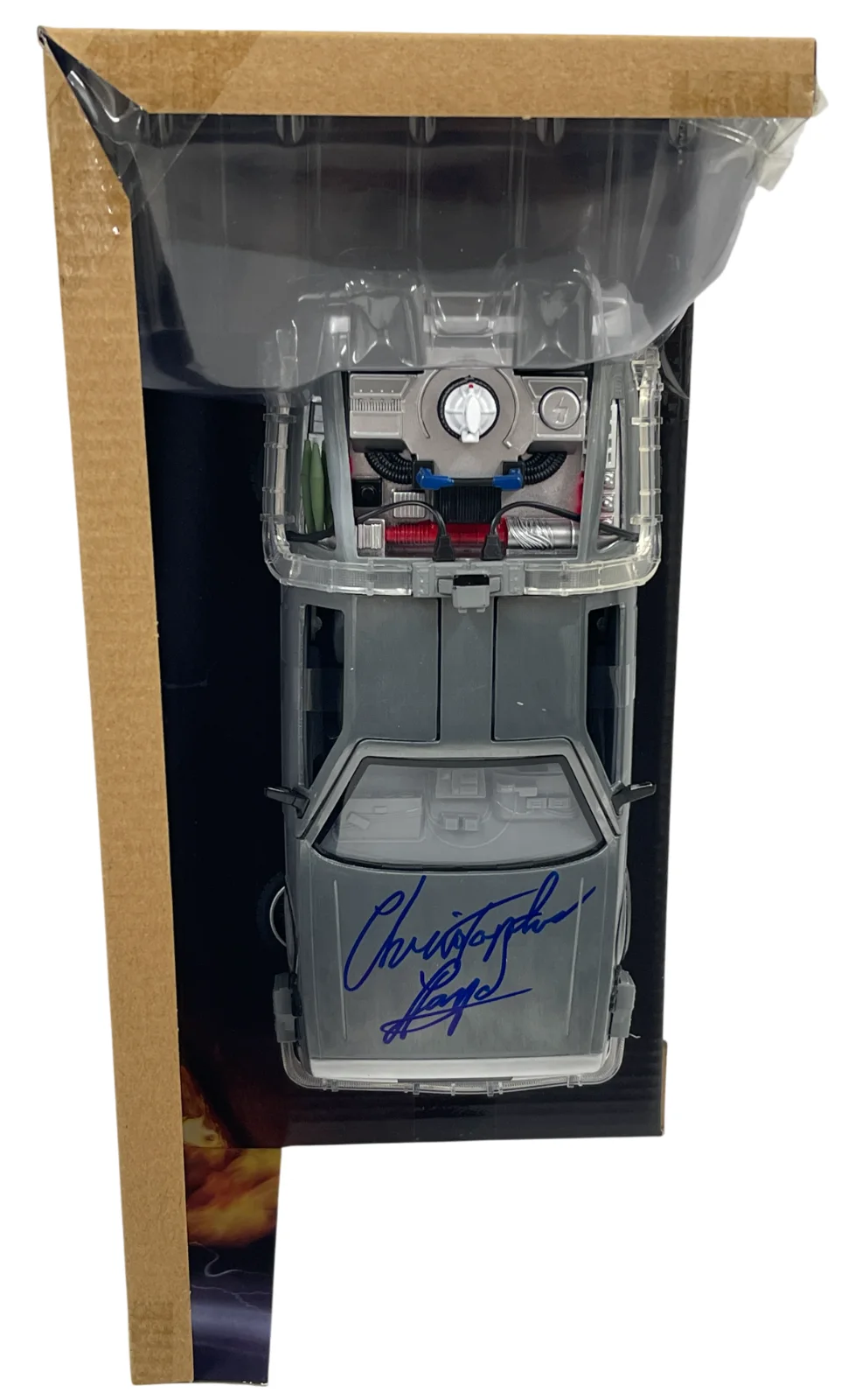 CHRISTOPHER LLOYD — Christopher Lloyd Signed Back to the Future 1:24 Diecast Delorean Beckett
