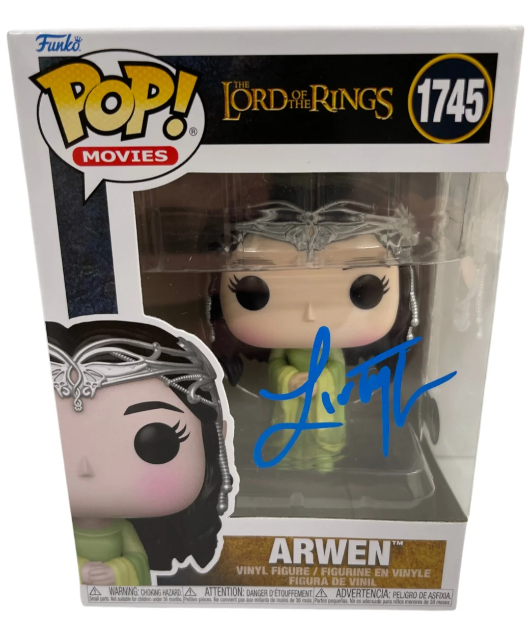 Liv Tyler — Liv Tyler Signed Arwen Funko The Lord of The Rings Authentic Autograph Beckett
