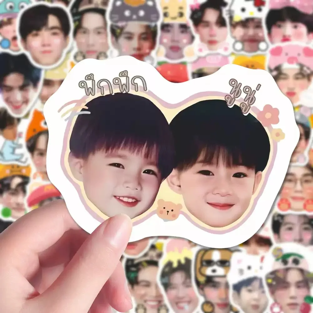GMMTV JimmySea Waterproof sticker Around the star notebook Phone sticker 160pc, изображение 2
