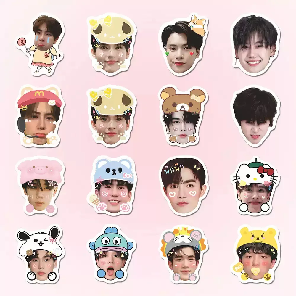 GMMTV JimmySea Waterproof sticker Around the star notebook Phone sticker 160pc, изображение 3