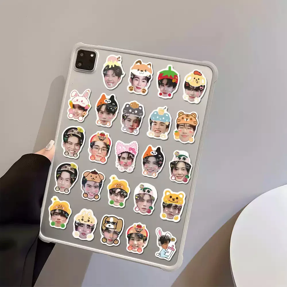 GMMTV JimmySea Waterproof sticker Around the star notebook Phone sticker 160pc, изображение 4