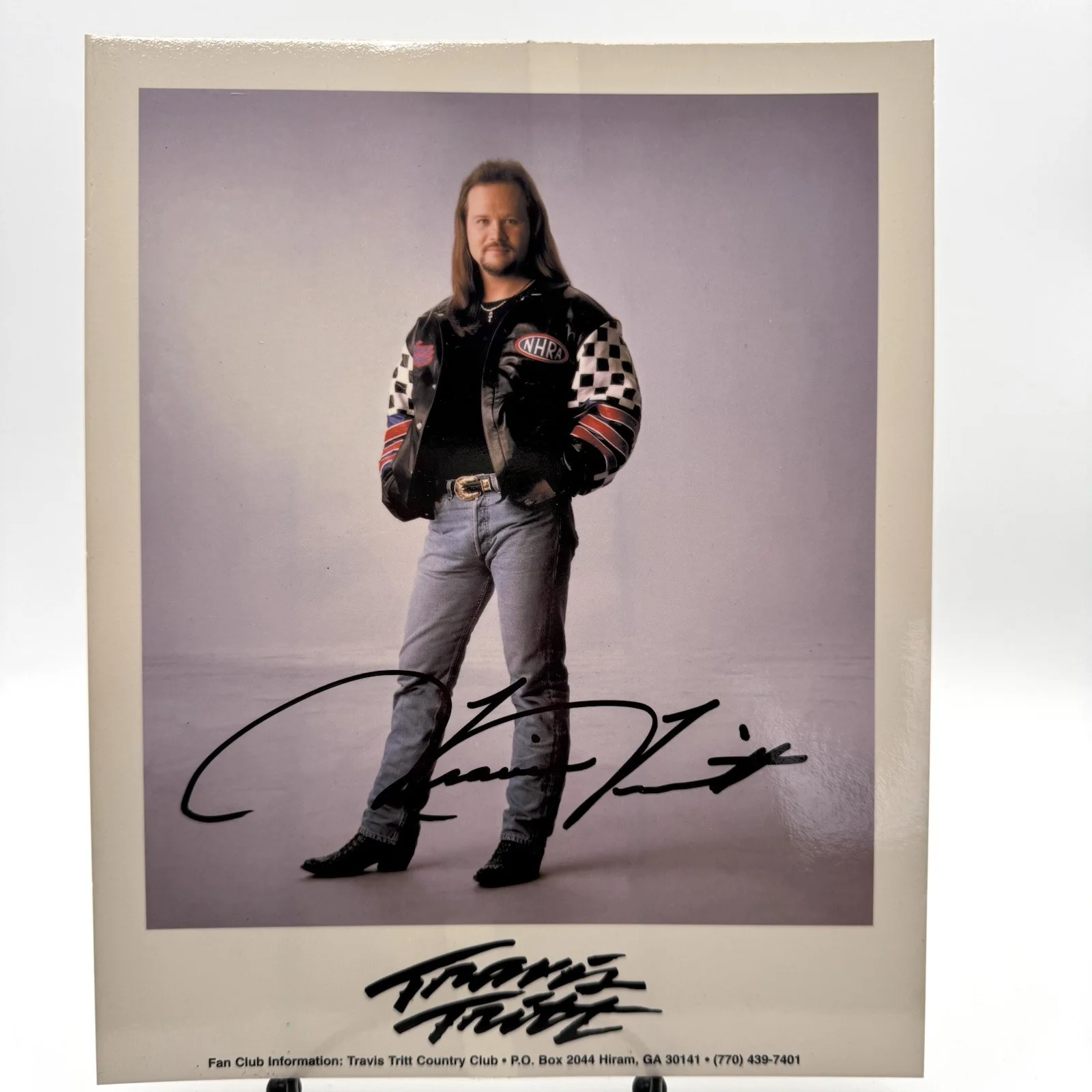 Travis Tritt — Travis Tritt Signed 8x10 Photo 2001 Fan Club Autograph Country Music, изображение 2