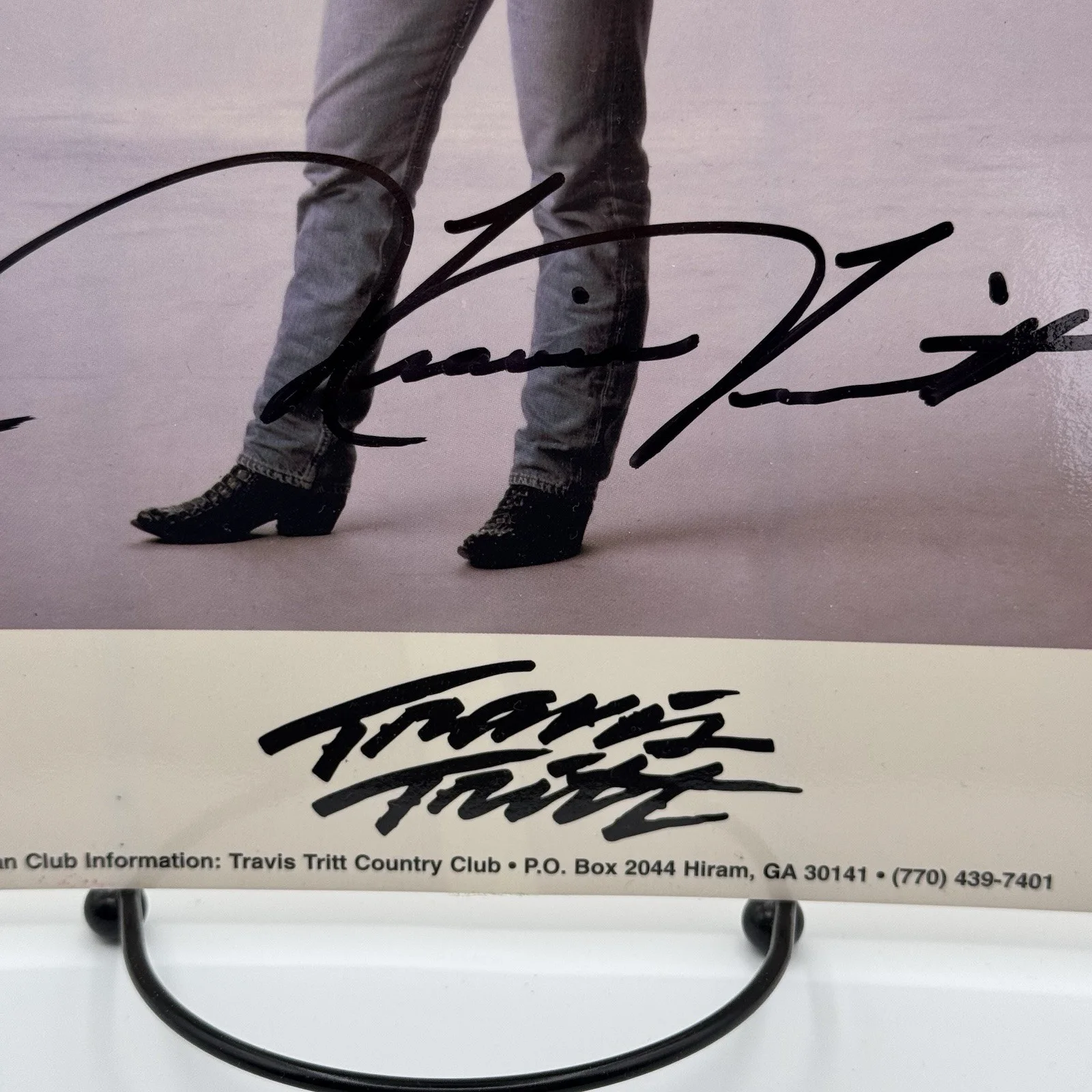 Travis Tritt — Travis Tritt Signed 8x10 Photo 2001 Fan Club Autograph Country Music, изображение 4