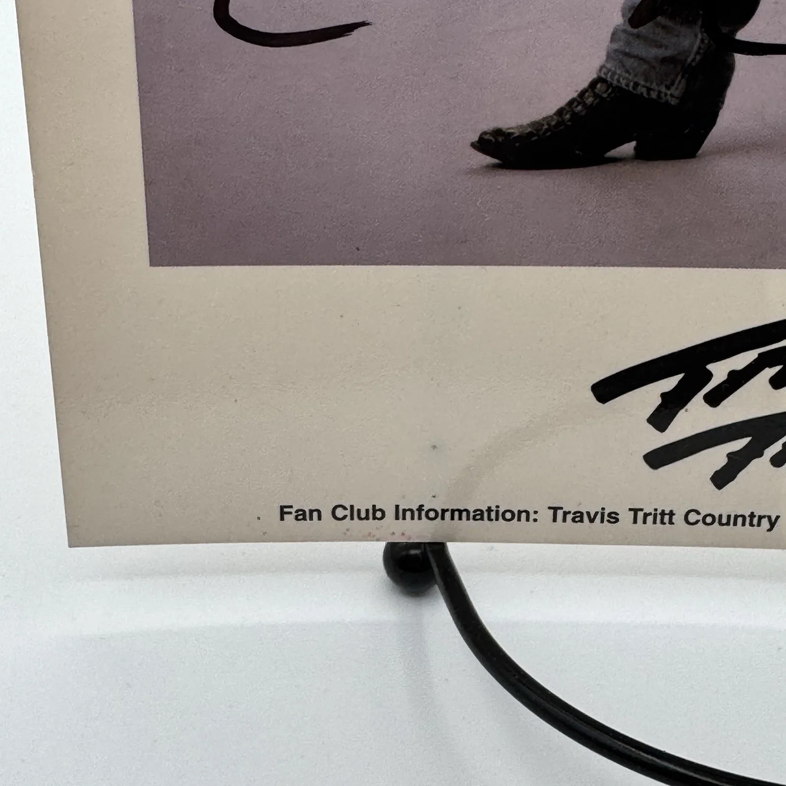 Travis Tritt — Travis Tritt Signed 8x10 Photo 2001 Fan Club Autograph Country Music, изображение 5