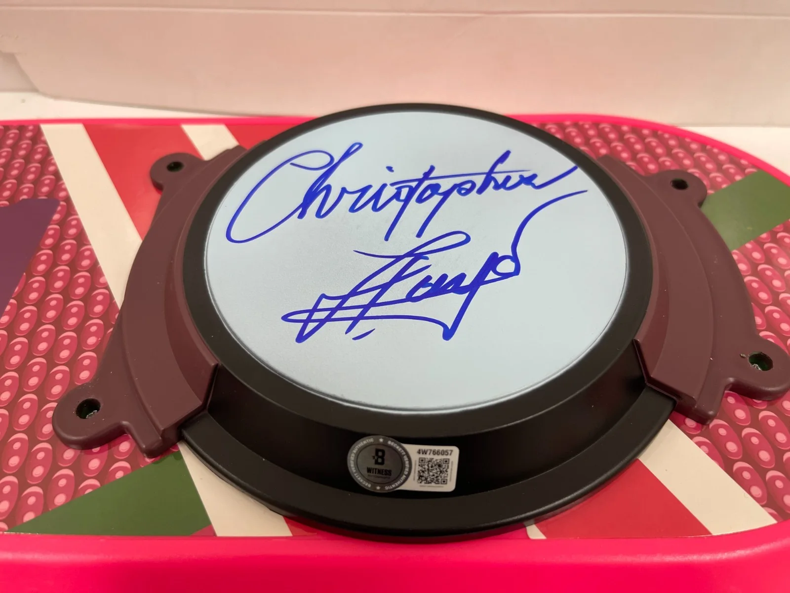 MICHAEL J FOX — Michael J Fox Christopher Lloyd Signed Back to the Future Hoverboard Beckett, изображение 3