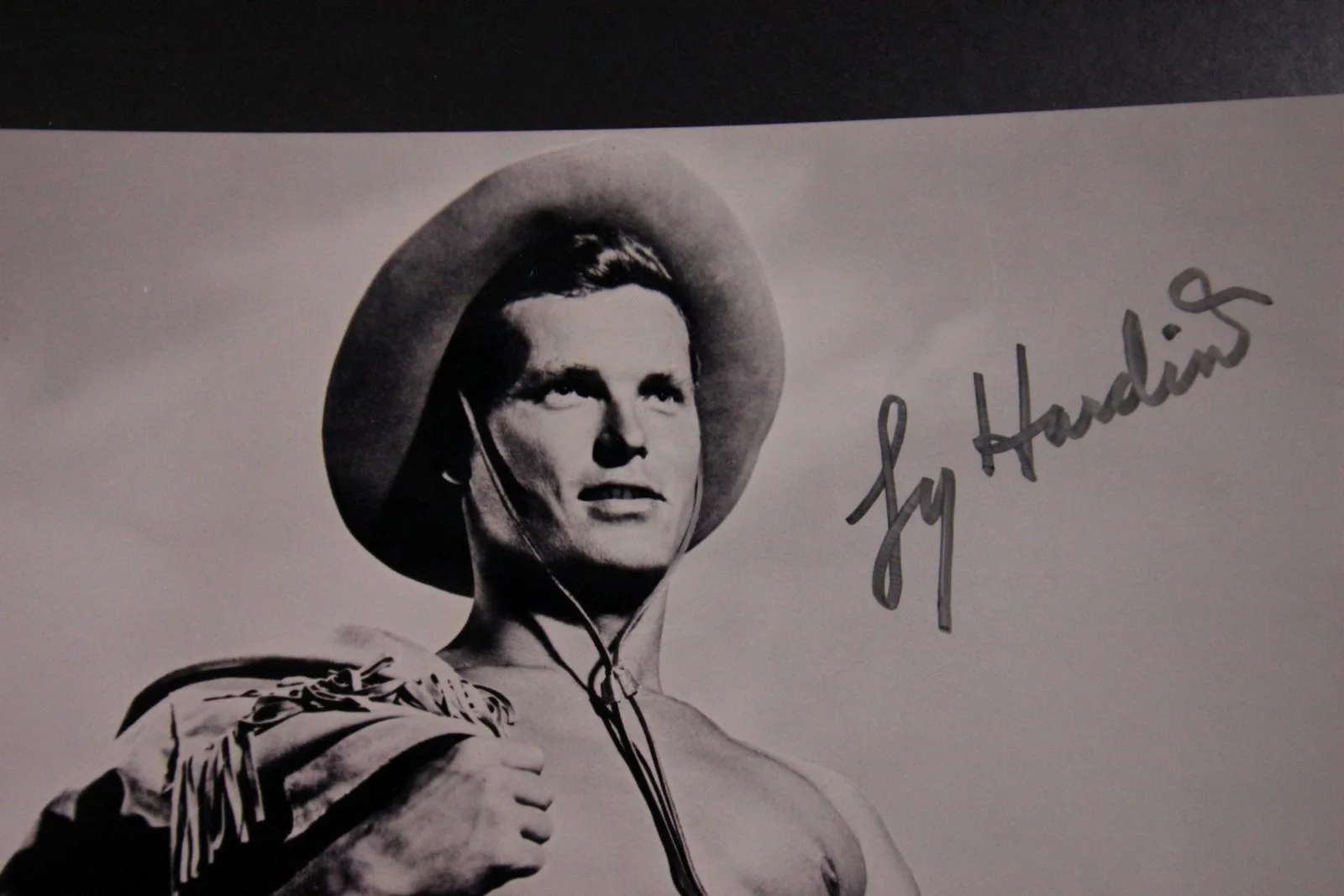 Ty Hardin — WESTERN Actor TY HARDIN (1930-2017) (BRONCO) AUTOGRAPH PHOTO~, изображение 2