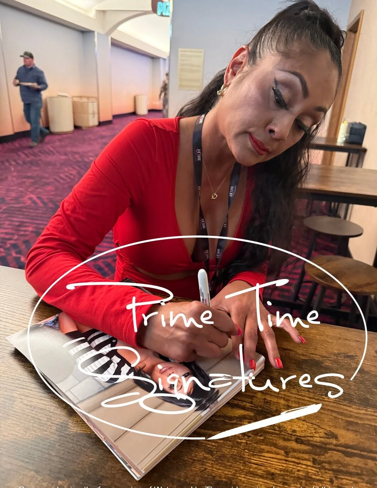 Priya Rai — Hot Sexy Priya Rai Signed 8x10 Photo Adult Star Authentic Autograph Beckett, изображение 2