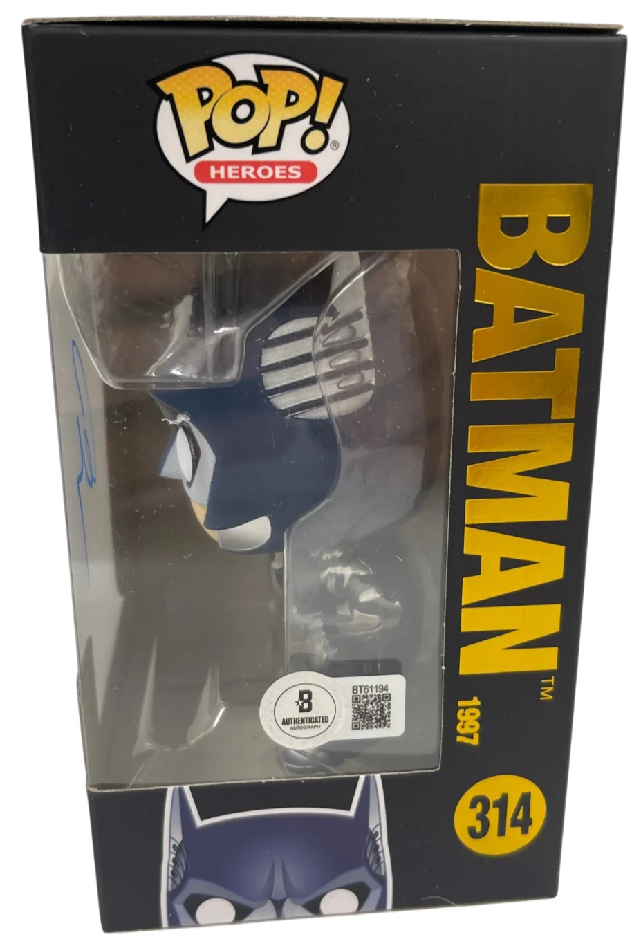 George Clooney — George Clooney Signed Batman Funko 314 Authentic Autograph Beckett, изображение 2