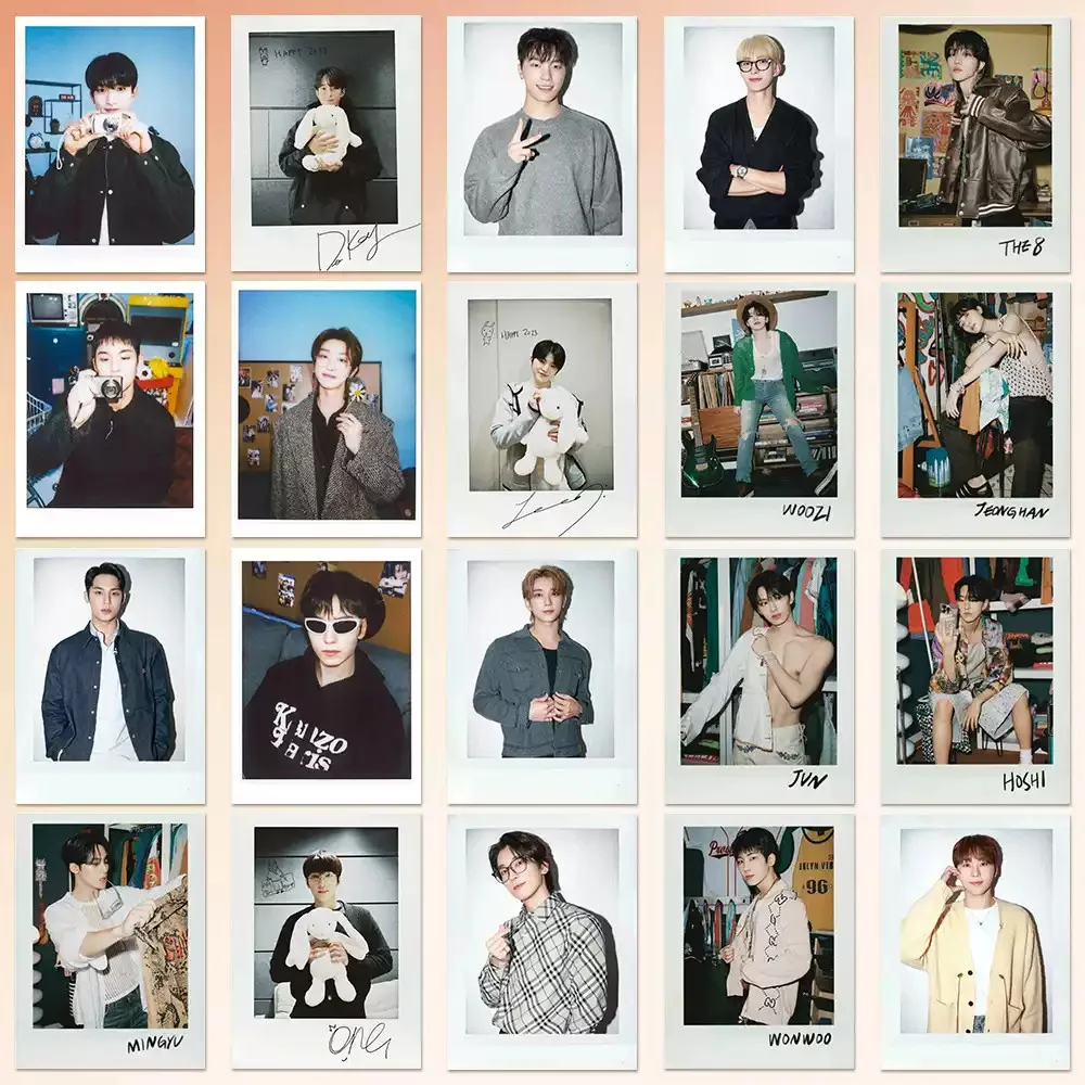SVT Polaroid Korean Group Idol Ins Retro Style Straight Shot Wallpaper 64Sticker, изображение 5