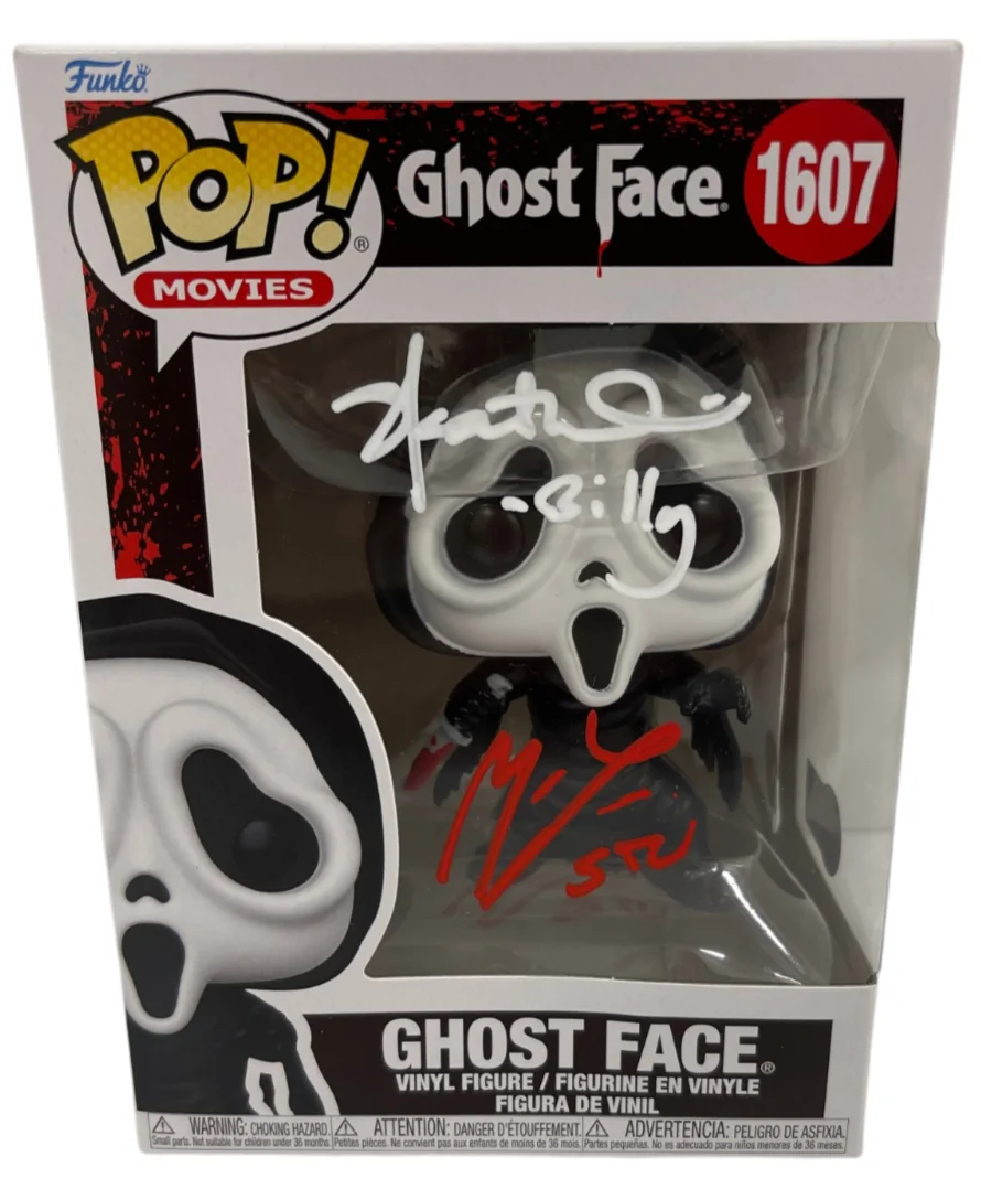 Skeet Ulrich — Matthew Lillard Skeet Ulrich Signed Ghost Face Funko Scream Autograph Beckett