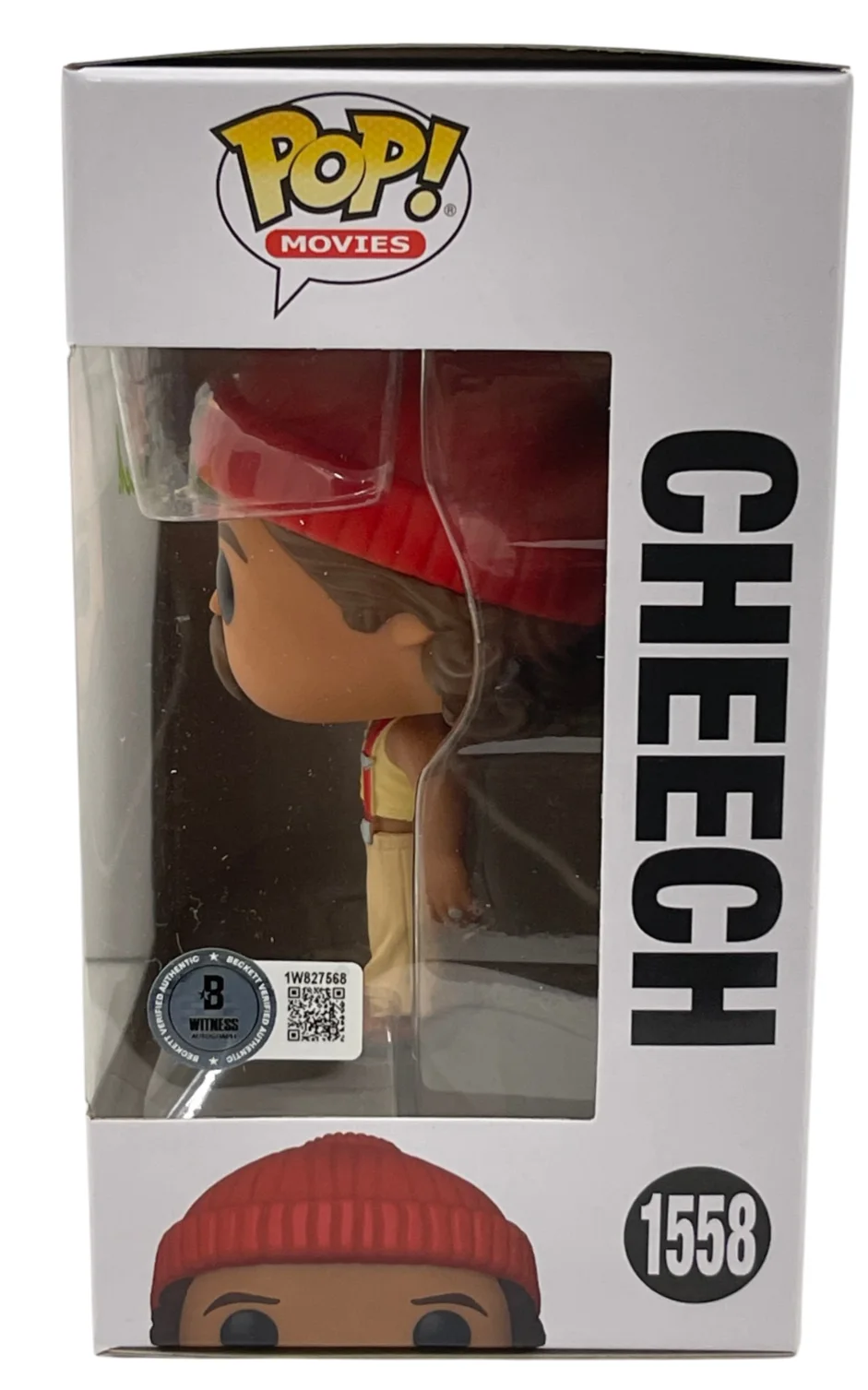 CHEECH, CHONG — Cheech Marin Signed Funko 1558 Up in Smoke Authentic Autograph Beckett, изображение 3