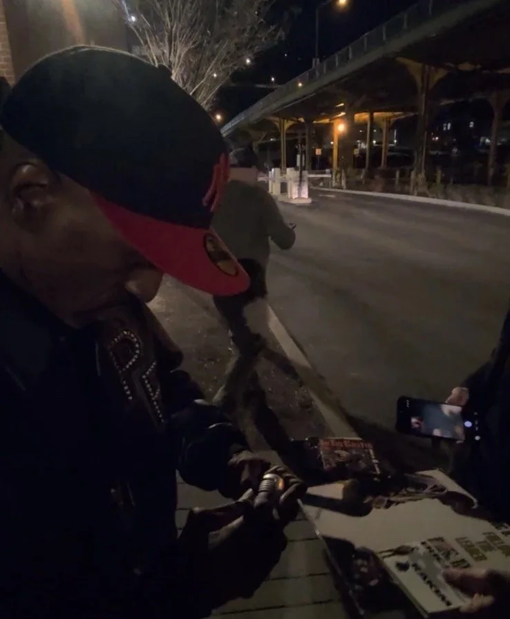 Rakim Autographed Microphone Rap Hip Hop Legend OG Eric B, image 2