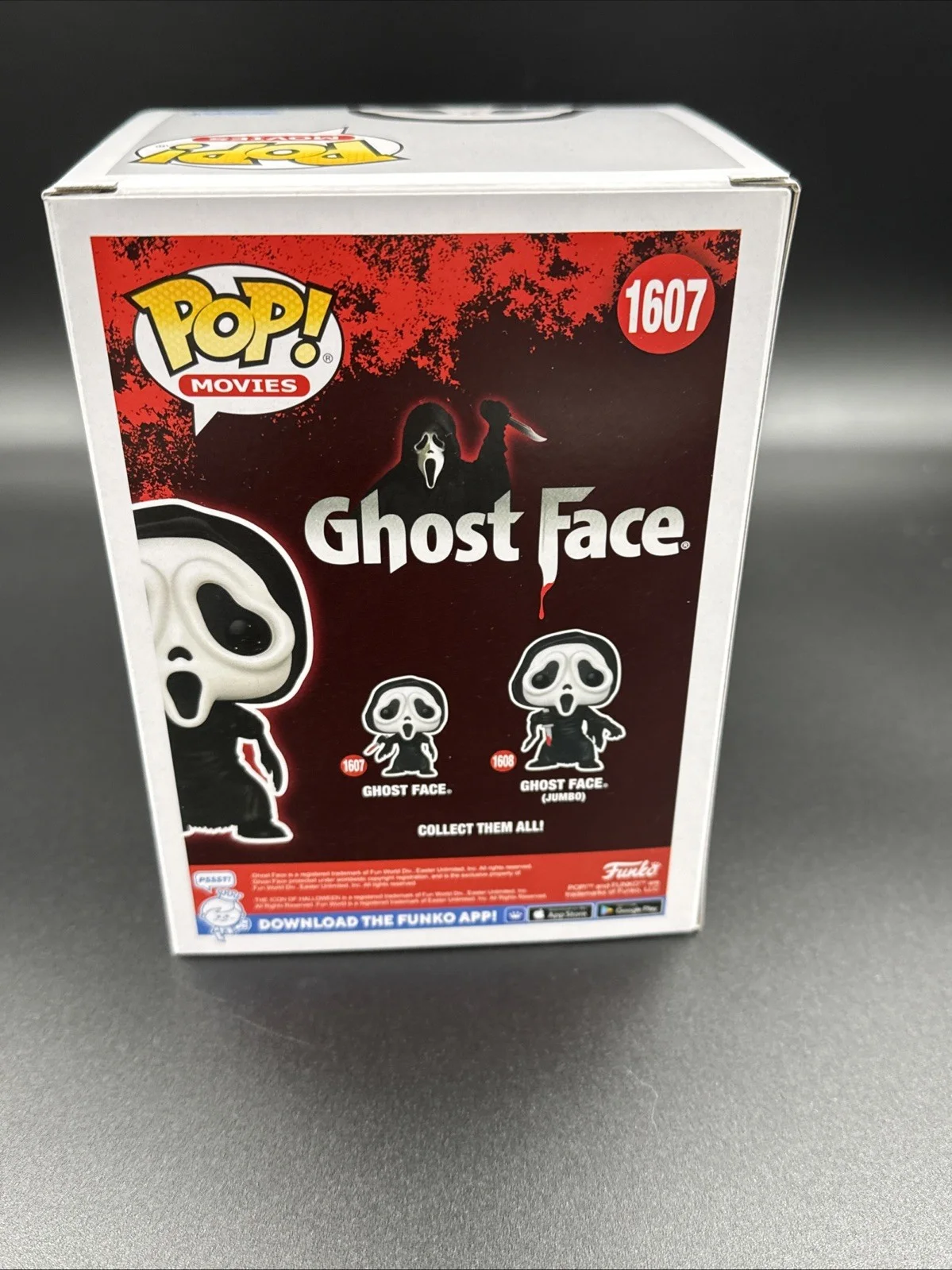 Matthew Lillard — Matthew Lillard & Skeet Ulrich Signed Ghost Face GITD Funko Pop! 1607 JSA COA, image 3