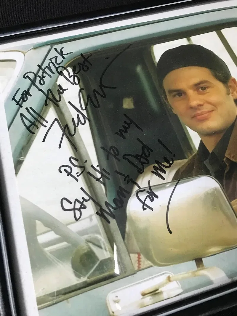 Fred Ewanuick — Fred Ewanuick Signed Framed Hank Yarbo Corner Gas 8x10 photo Autographed, image 2