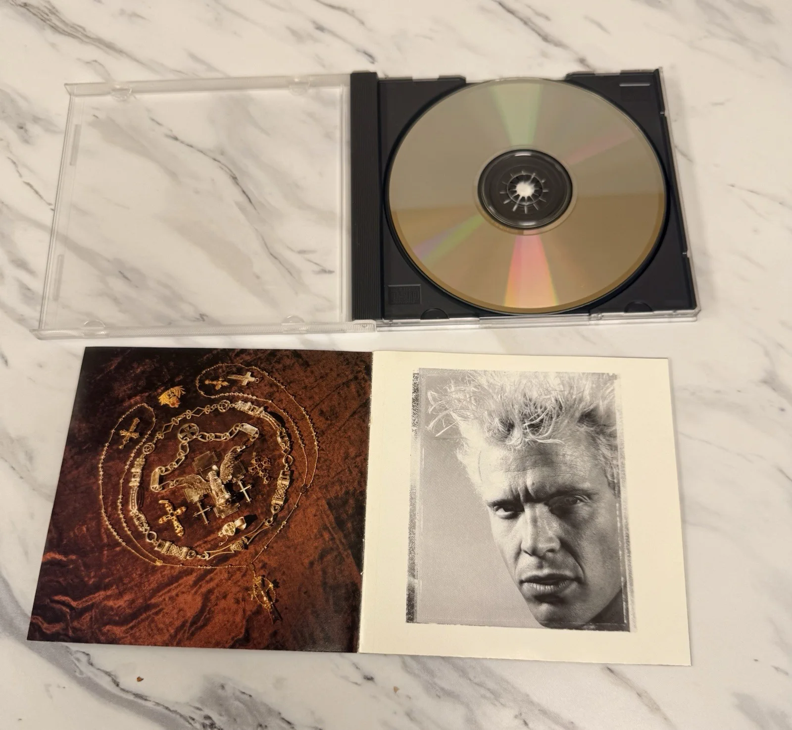 Billy Idol Charmed Life Signed Original Music CD with Booklet/Insert, image 4