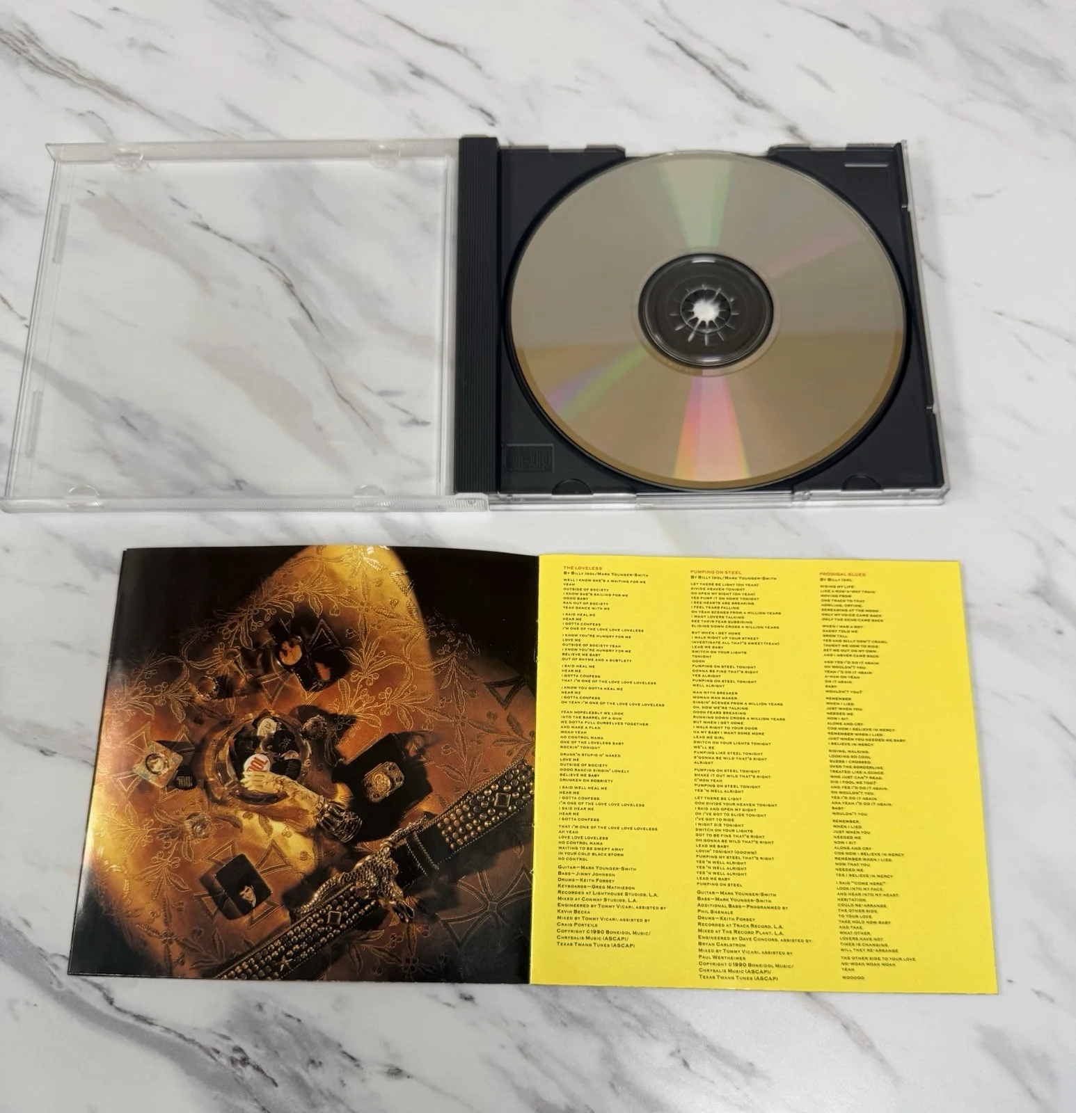 Billy Idol Charmed Life Signed Original Music CD with Booklet/Insert, image 5
