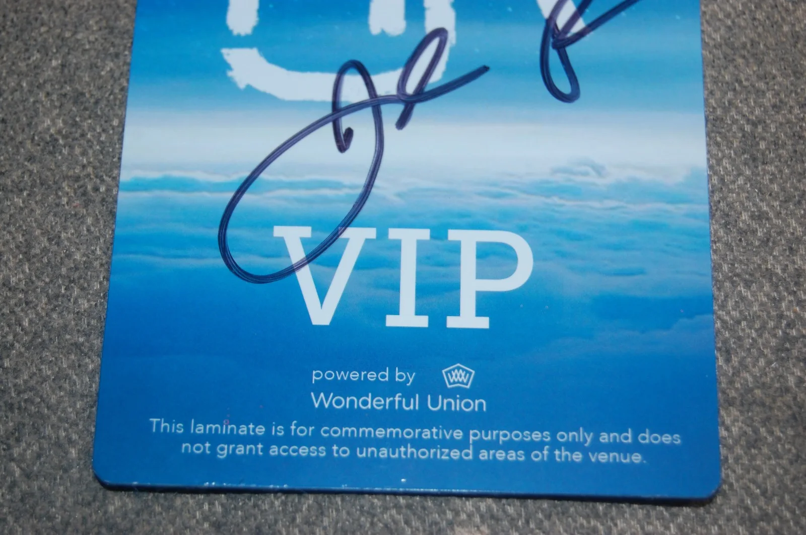 AJR Signed Neotheater VIP Lanyard from Cancelled Covid Tour! Adam! Jack! Ryan!, изображение 5