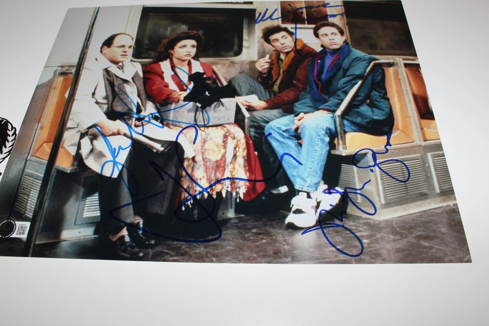 SEINFELD CAST SIGNED 11x14 SHOW PHOTO 3 JERRY JULIA MICHAEL RICHARDS BECKETT COA, image 5