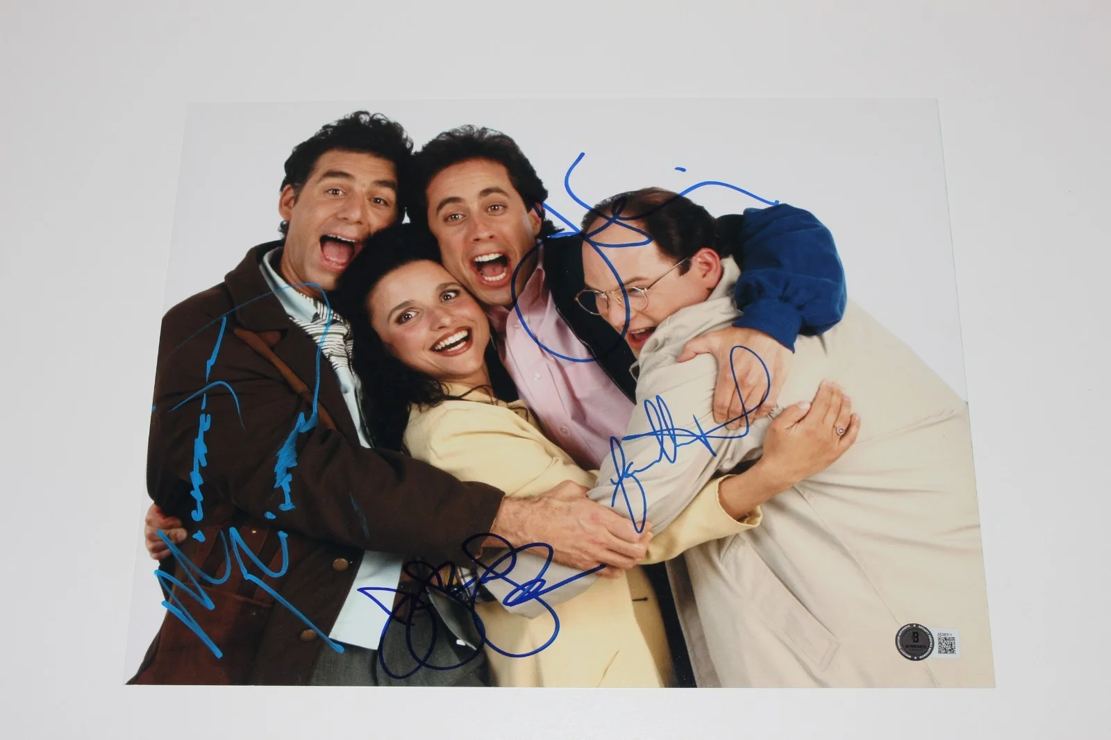 SEINFELD CAST SIGNED 11x14 SHOW PHOTO 1 JERRY JULIA MICHAEL RICHARDS BECKETT COA, image 4