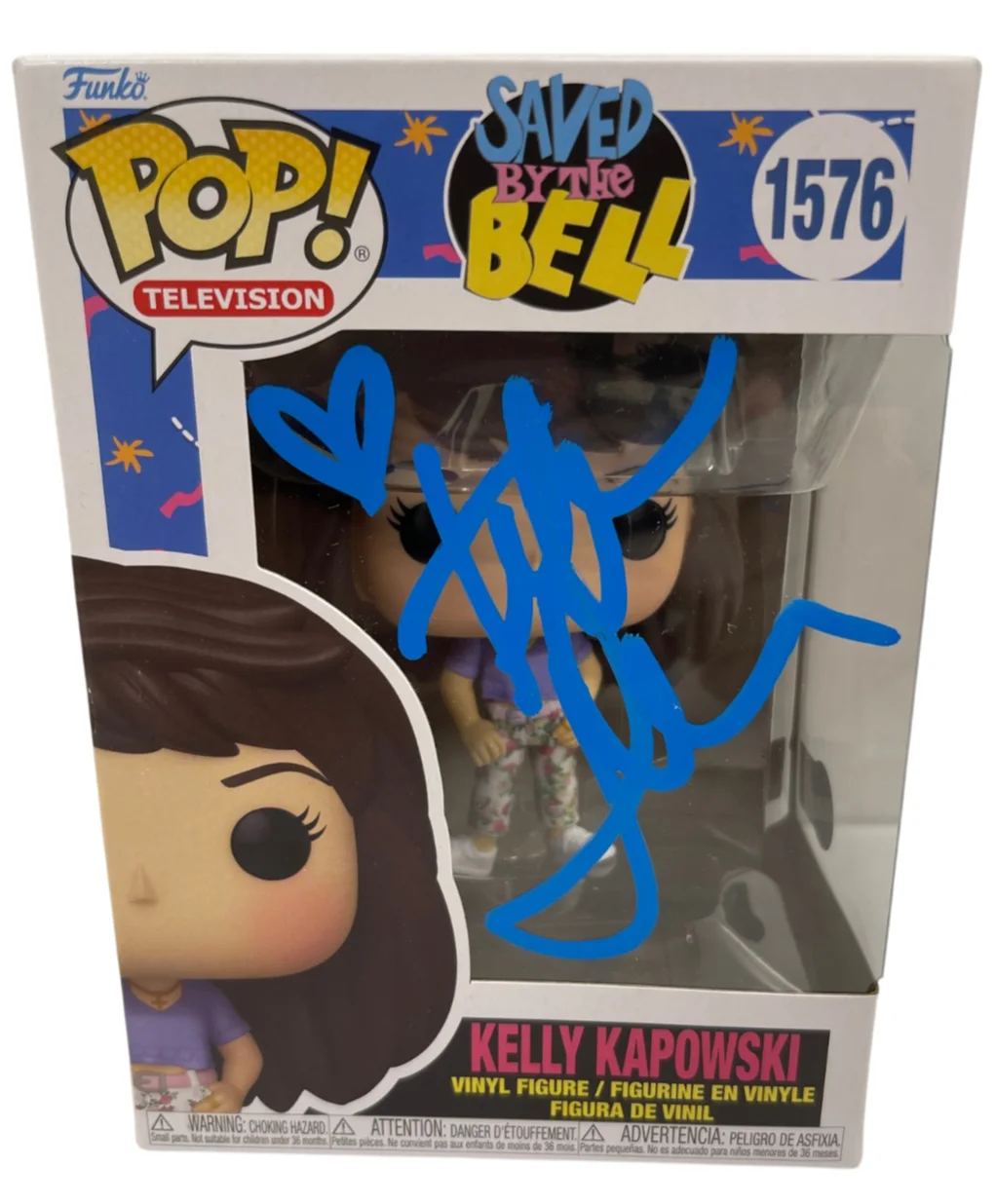 Tiffani Thiessen — Tiffani Thiessen Signed Kelly Kapowski Funko Saved by the Bell Beckett Witness