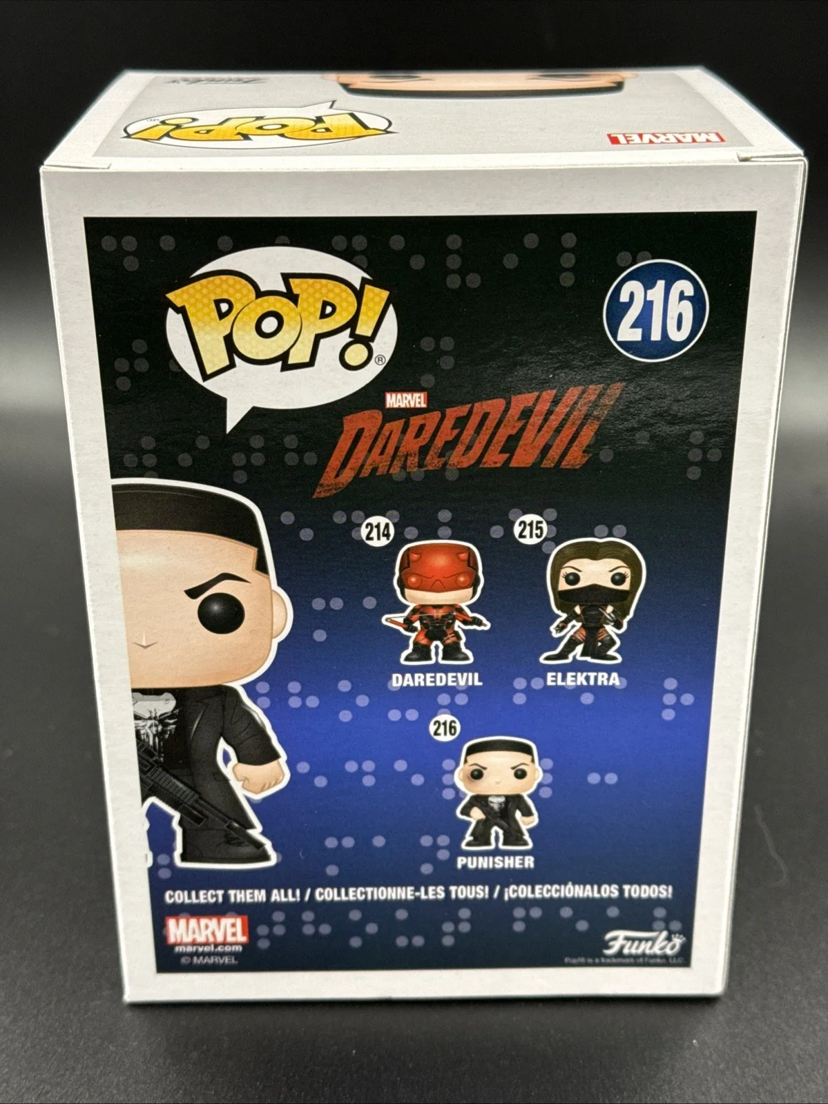 JON BERNTHAL — JON BERNTHAL SIGNED THE PUNISHER CHASE FUNKO 216 SKETCH AUTOGRAPH DAREDEVIL BAS, изображение 2