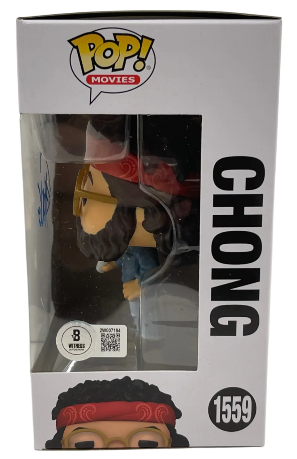 CHEECH, CHONG — Tommy Chong Signed Funko 1559 Up in Smoke Authentic Autograph Beckett, изображение 3