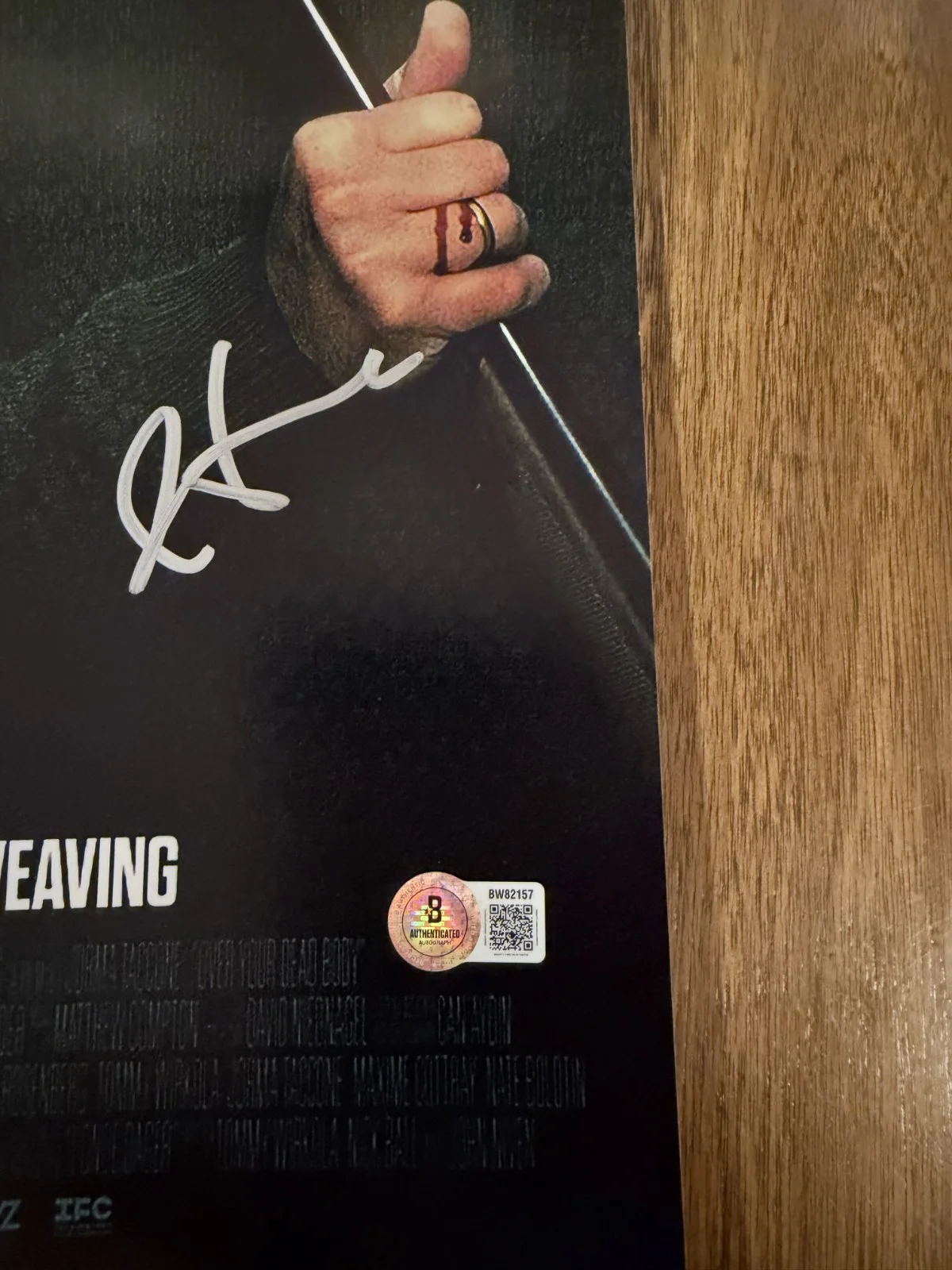 Jorma Taccone ‘Over Your Dead Body' Movie Director Signed 12x18 Photo Beckett, изображение 2
