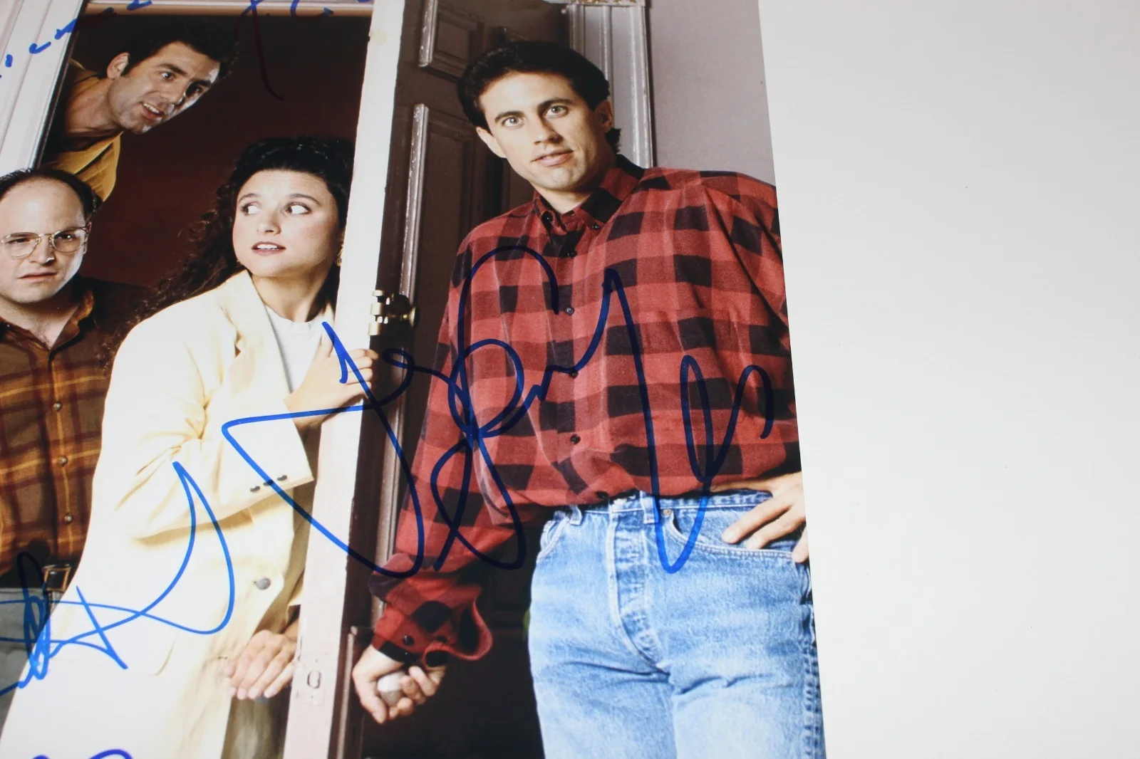 SEINFELD CAST SIGNED 11x14 SHOW PHOTO JERRY JULIA MICHAEL RICHARDS BECKETT COA, изображение 5