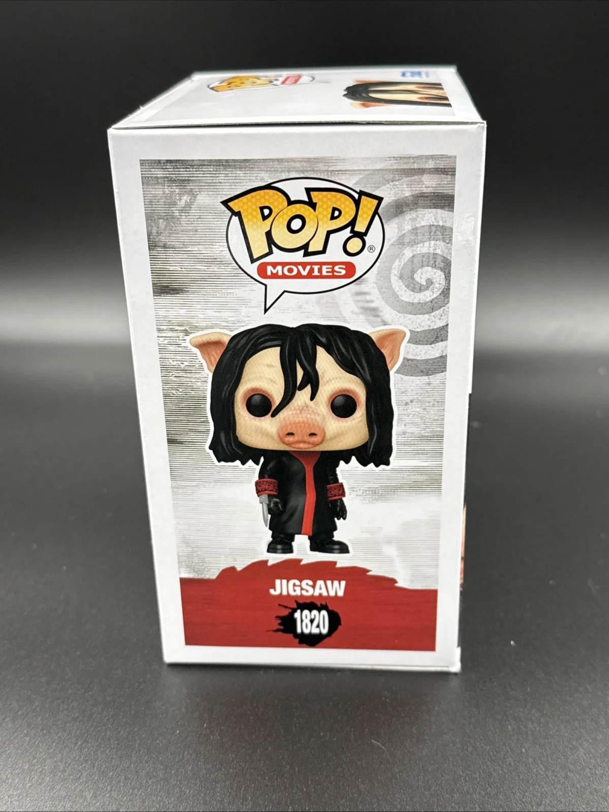 TOBIN BELL — TOBIN BELL SIGNED SAW JIGSAW CHASE FUNKO POP #1820 BECKETT WITNESS “GAME OVER”, изображение 3