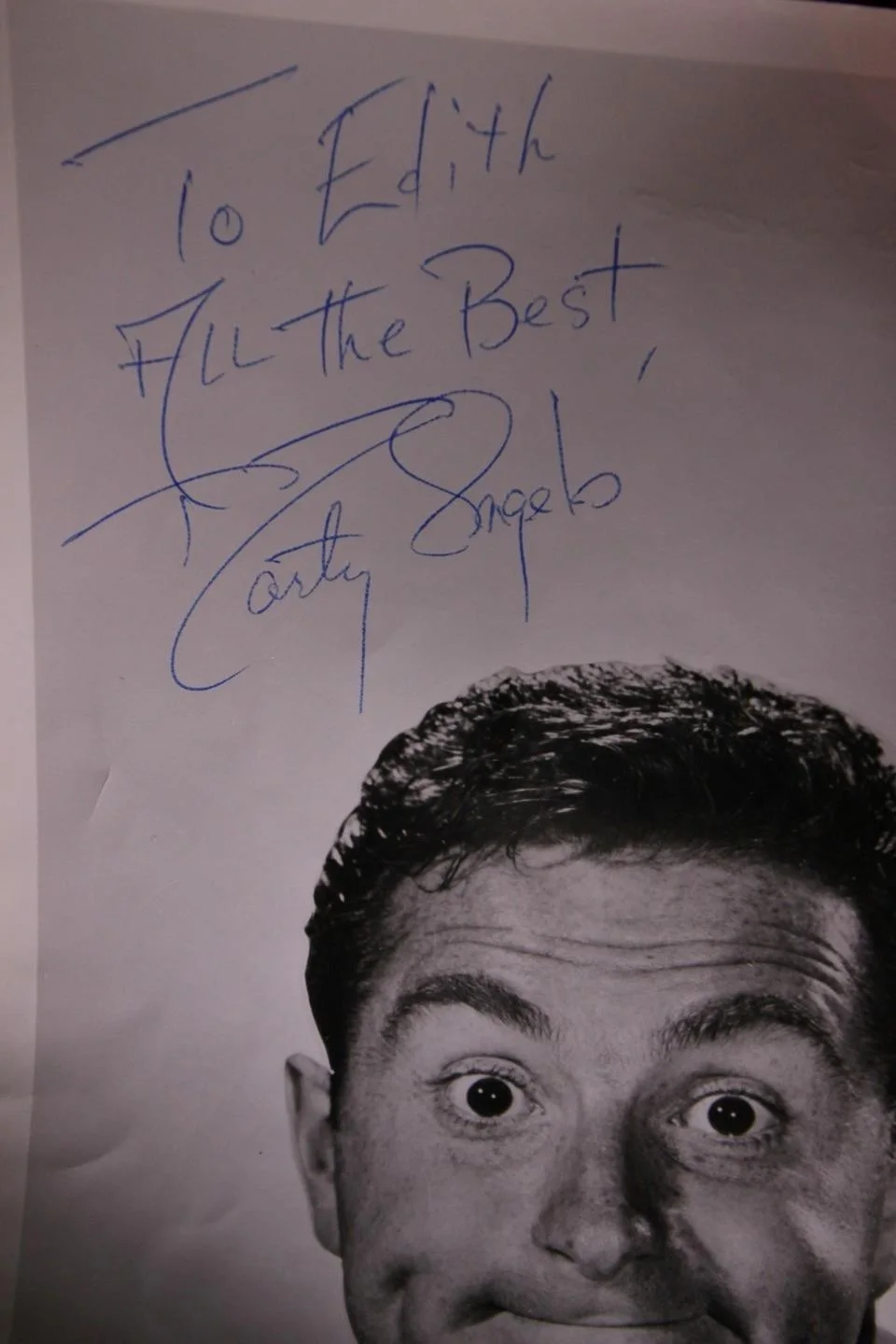 Marty Ingels — Comedian MARTY INGELS (1936-2015) (I'M DICKENS HE'S FENSTER) AUTOGRAPH PHOTO~, image 2