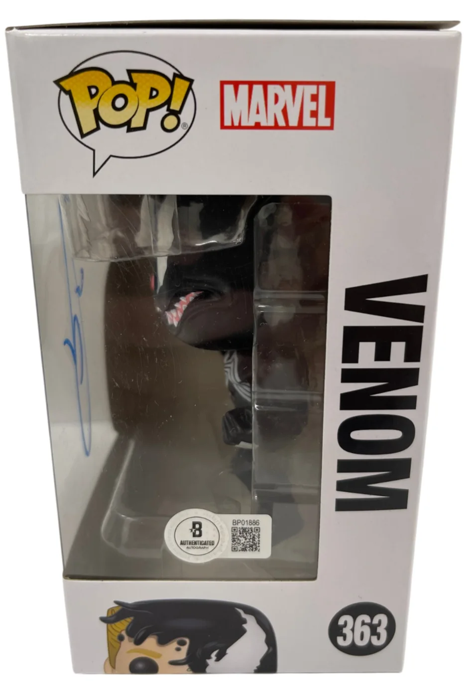Tom Hardy — Tom Hardy Signed Venom 363 Funko Marvel Authentic Autograph Beckett, image 2